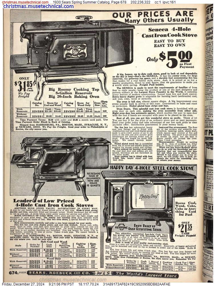 1930 Sears Spring Summer Catalog, Page 678