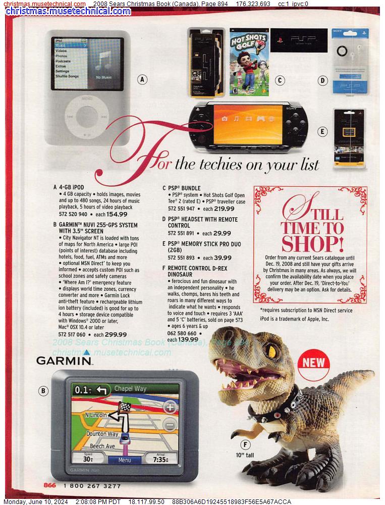 2008 Sears Christmas Book (Canada), Page 894