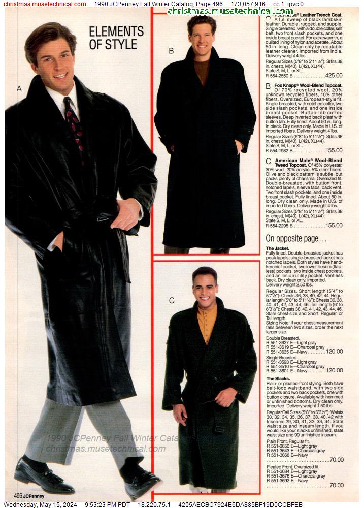 1990 JCPenney Fall Winter Catalog, Page 496