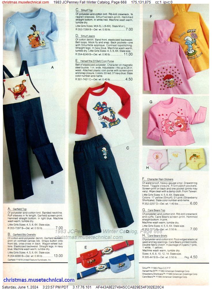 1983 JCPenney Fall Winter Catalog, Page 668