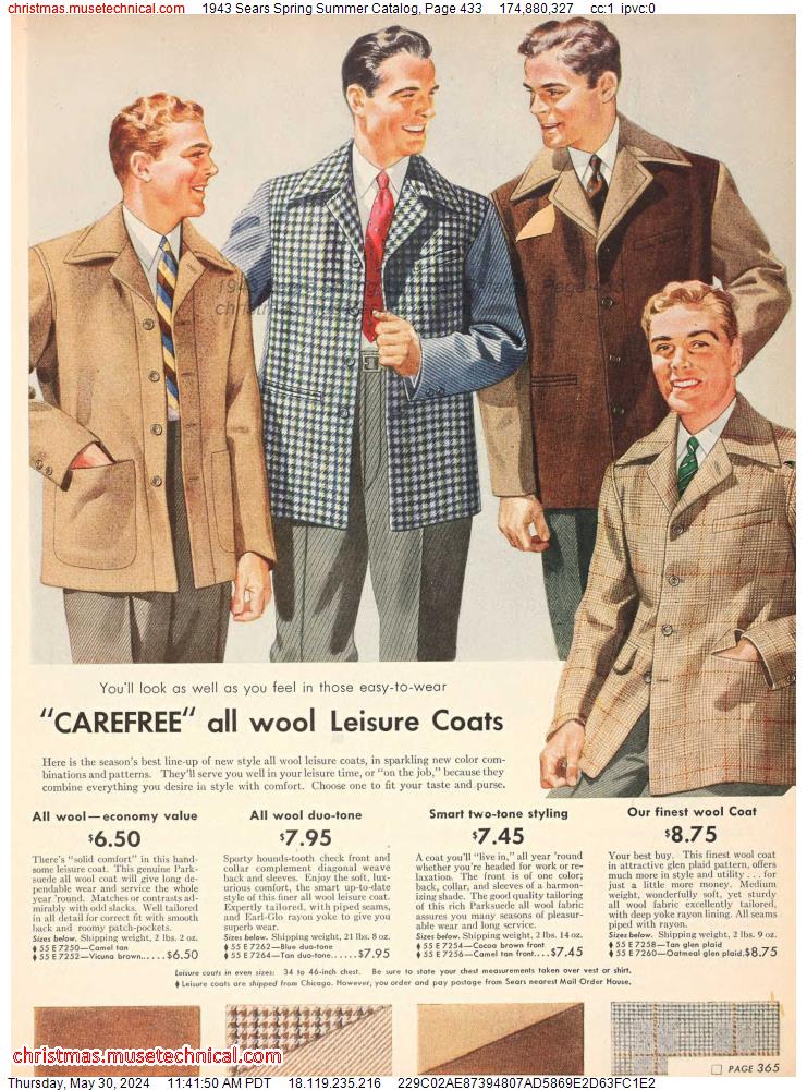 1943 Sears Spring Summer Catalog, Page 433