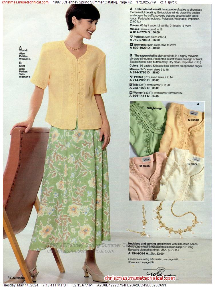 1997 JCPenney Spring Summer Catalog, Page 42