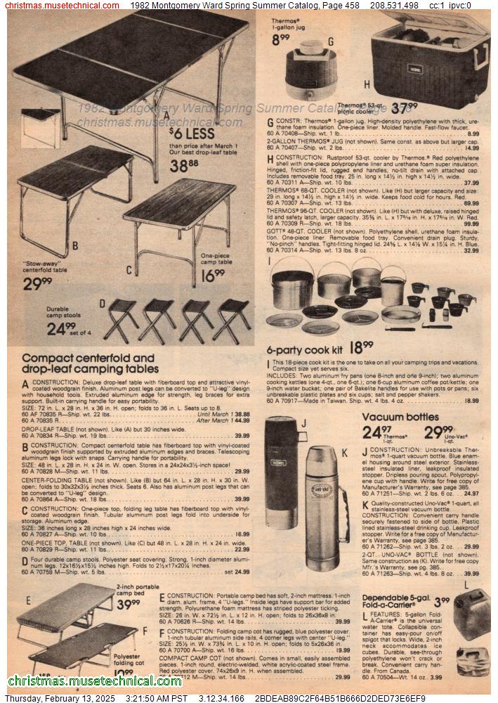 1982 Montgomery Ward Spring Summer Catalog, Page 458