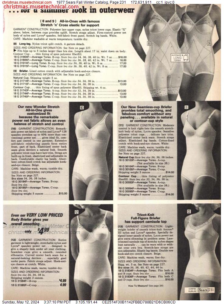 1977 Sears Fall Winter Catalog, Page 231