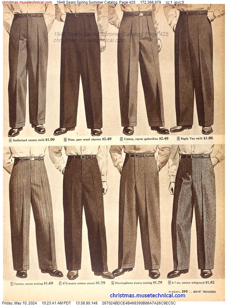 1946 Sears Spring Summer Catalog, Page 425