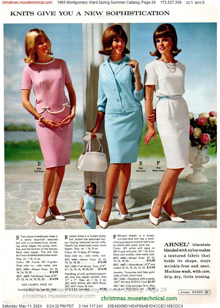 1965 Montgomery Ward Spring Summer Catalog, Page 29