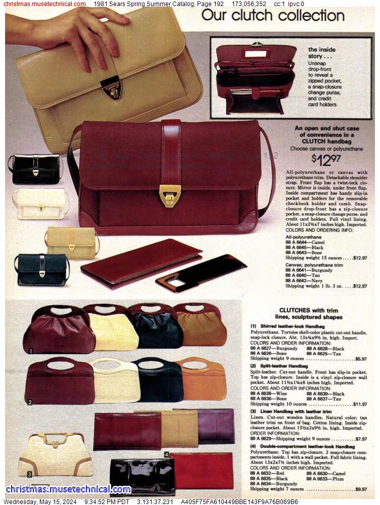 1981 Sears Spring Summer Catalog, Page 192
