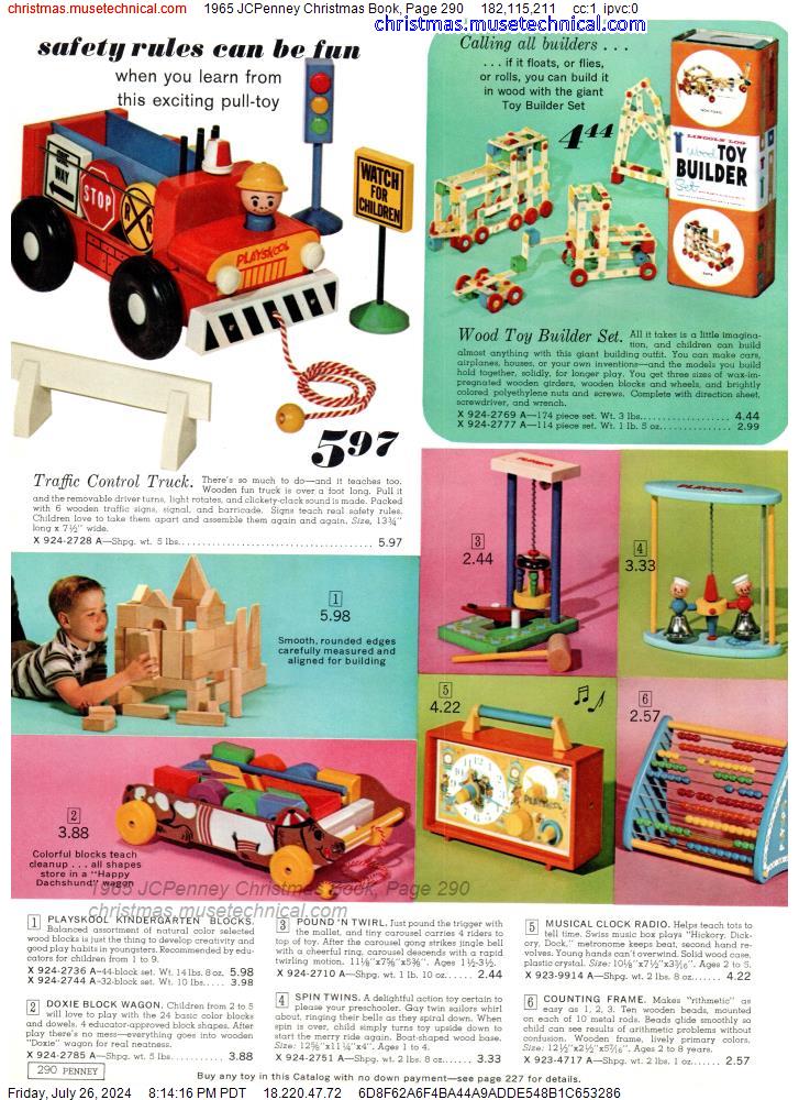 1965 JCPenney Christmas Book, Page 290