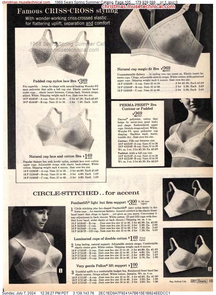 1968 Sears Spring Summer Catalog, Page 105