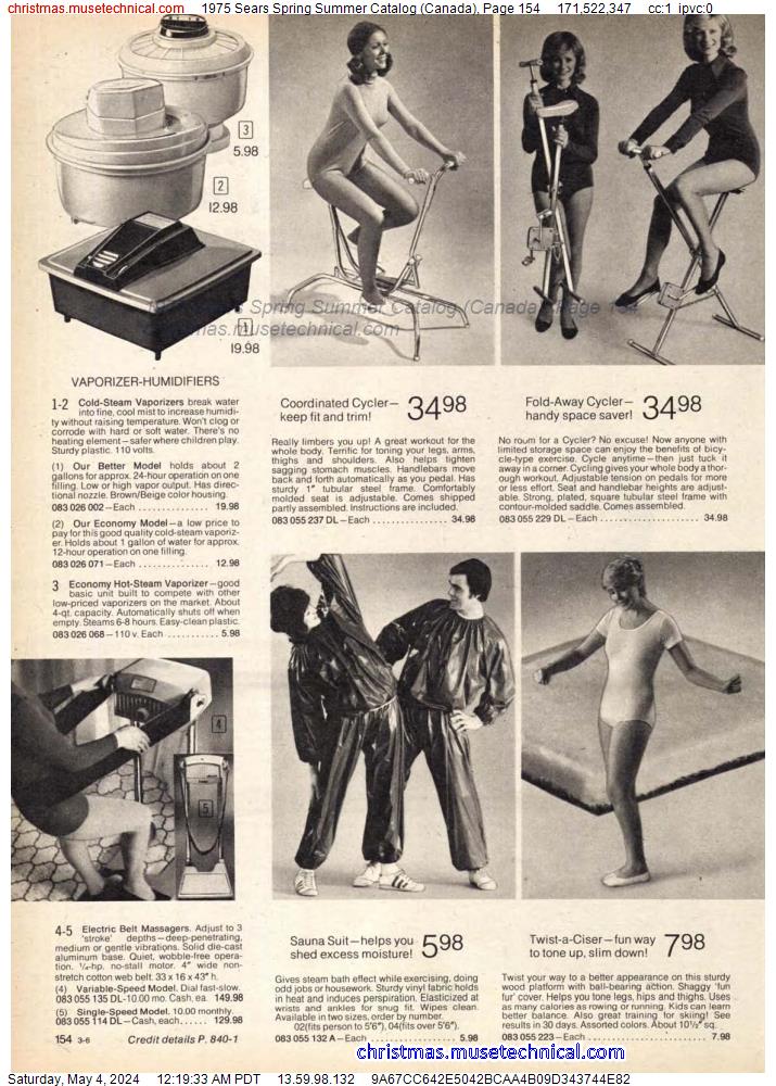1975 Sears Spring Summer Catalog (Canada), Page 154