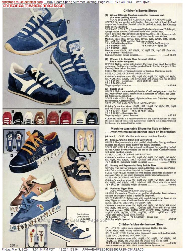 1982 Sears Spring Summer Catalog, Page 260
