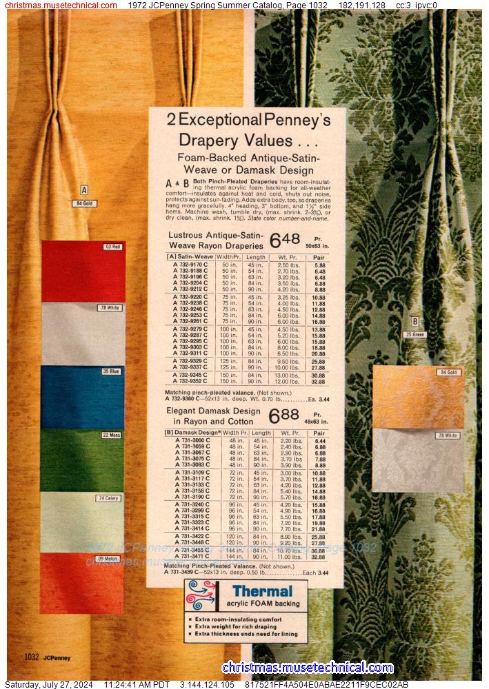 1972 JCPenney Spring Summer Catalog, Page 1032