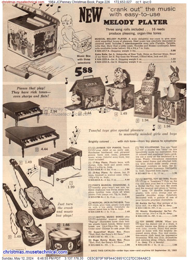 1964 JCPenney Christmas Book, Page 226