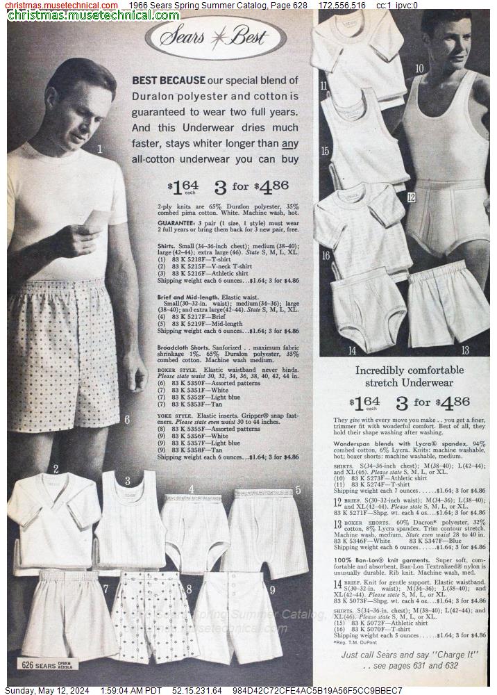 1966 Sears Spring Summer Catalog, Page 628