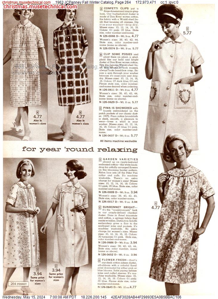 1963 JCPenney Fall Winter Catalog, Page 264