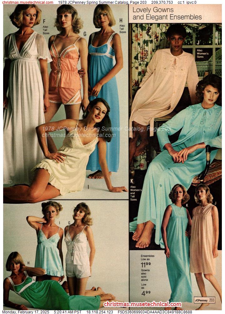 1978 JCPenney Spring Summer Catalog, Page 203