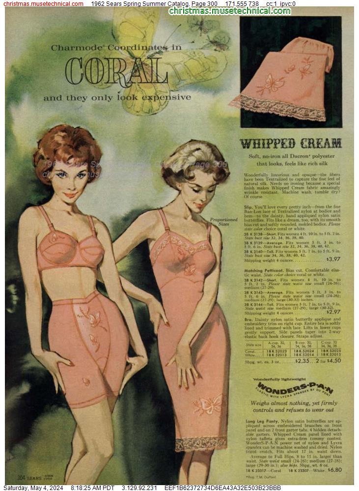 1962 Sears Spring Summer Catalog, Page 300