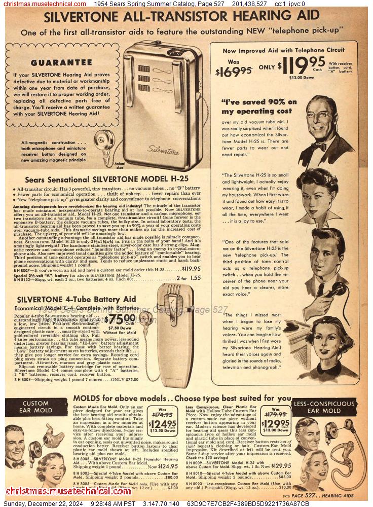 1954 Sears Spring Summer Catalog, Page 527