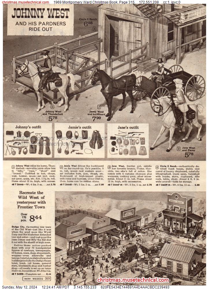 1969 Montgomery Ward Christmas Book, Page 315