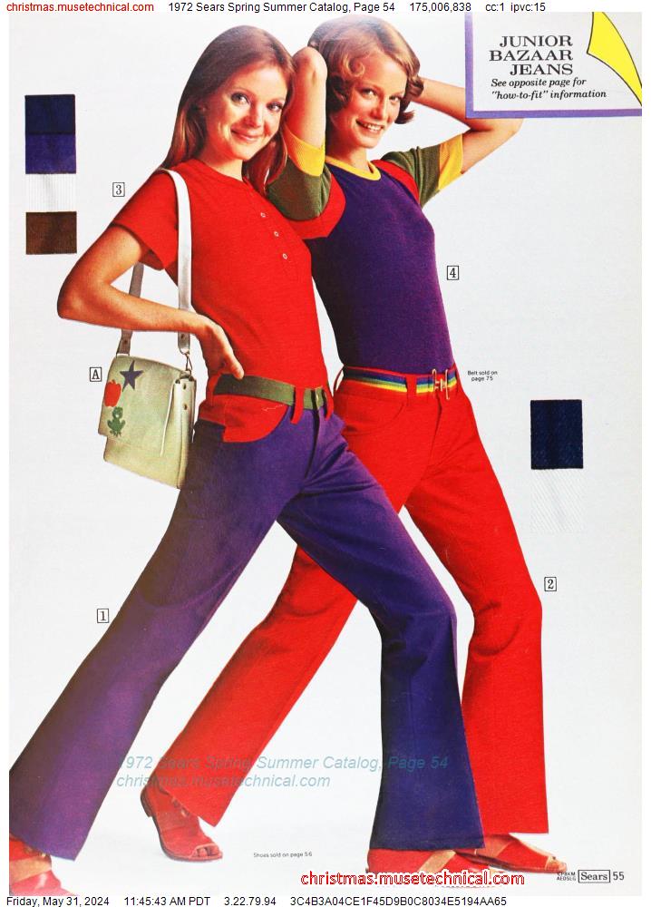 1972 Sears Spring Summer Catalog, Page 54