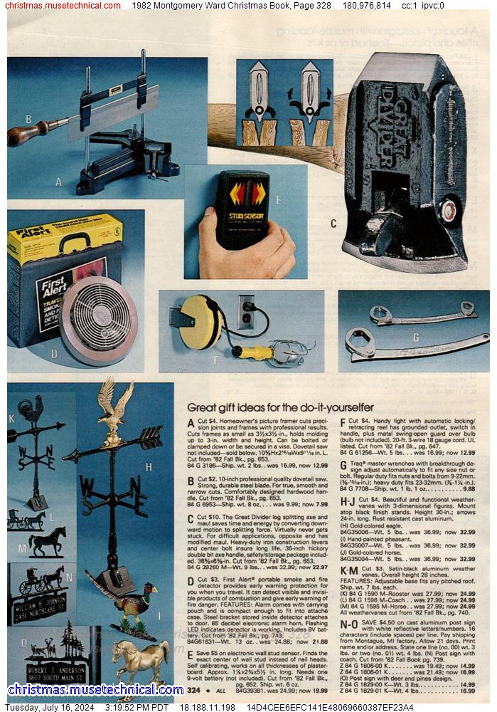 1982 Montgomery Ward Christmas Book, Page 328