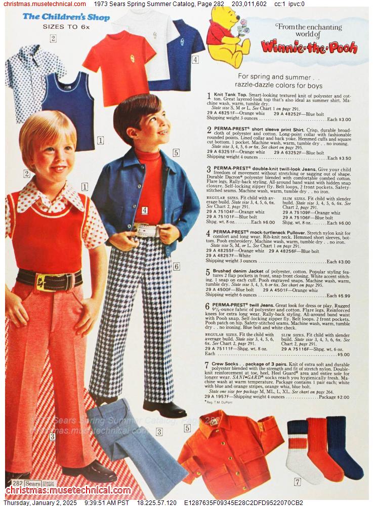 1973 Sears Spring Summer Catalog, Page 282