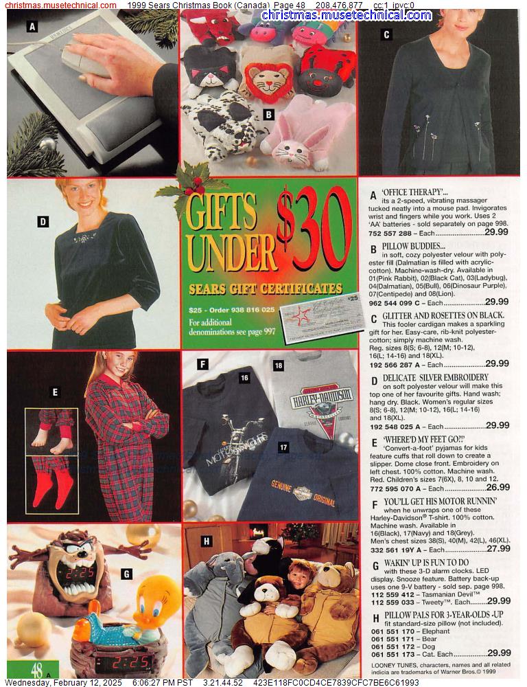 1999 Sears Christmas Book (Canada), Page 48