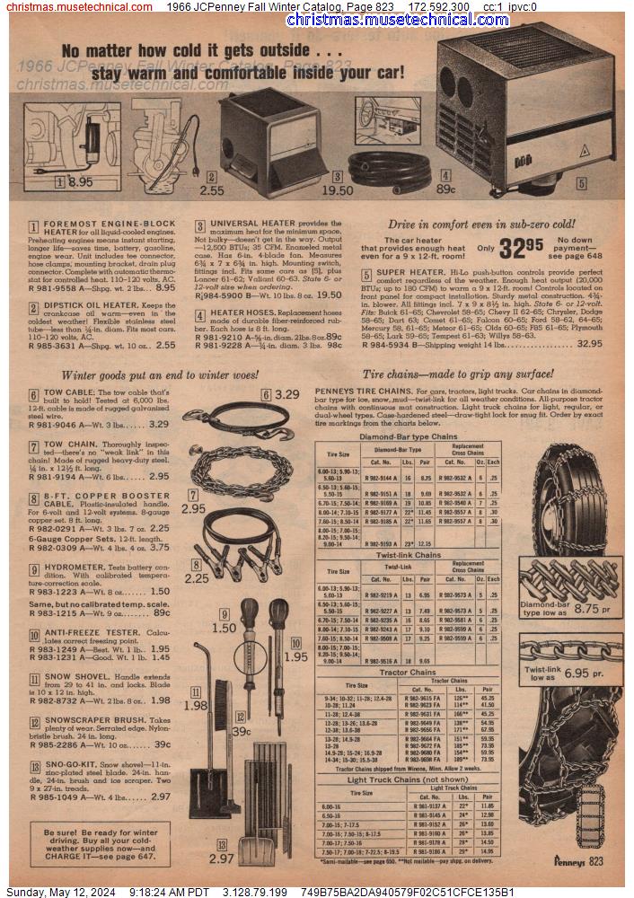 1966 JCPenney Fall Winter Catalog, Page 823
