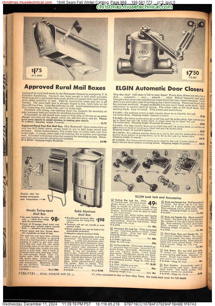 1946 Sears Fall Winter Catalog, Page 968