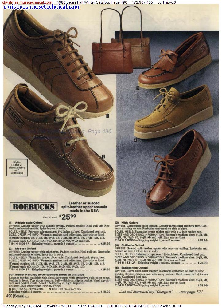 1980 Sears Fall Winter Catalog, Page 490