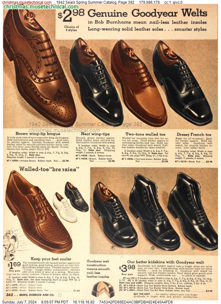 1942 Sears Spring Summer Catalog, Page 392