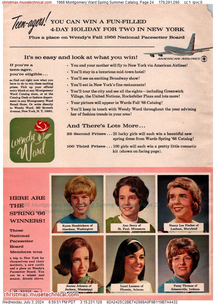 1966 Montgomery Ward Spring Summer Catalog, Page 24