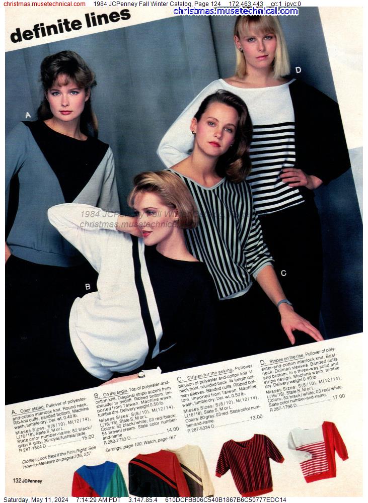 1984 JCPenney Fall Winter Catalog, Page 124