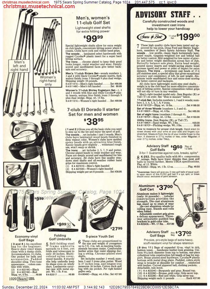 1975 Sears Spring Summer Catalog, Page 1024