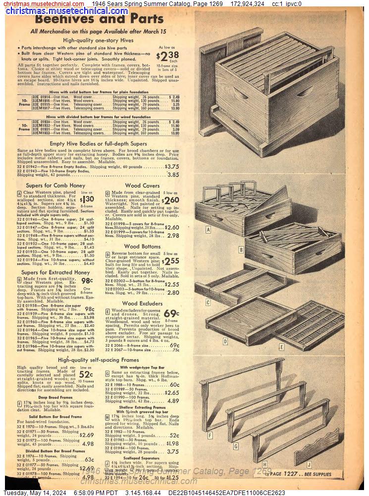 1946 Sears Spring Summer Catalog, Page 1269