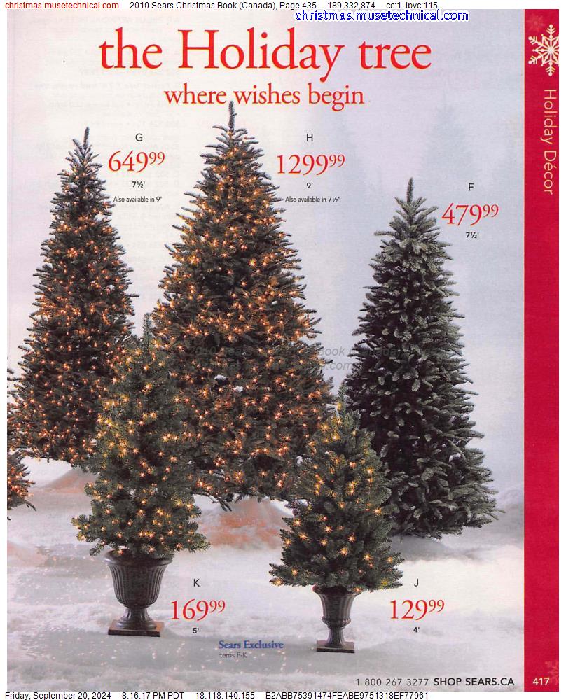 2010 Sears Christmas Book (Canada), Page 435