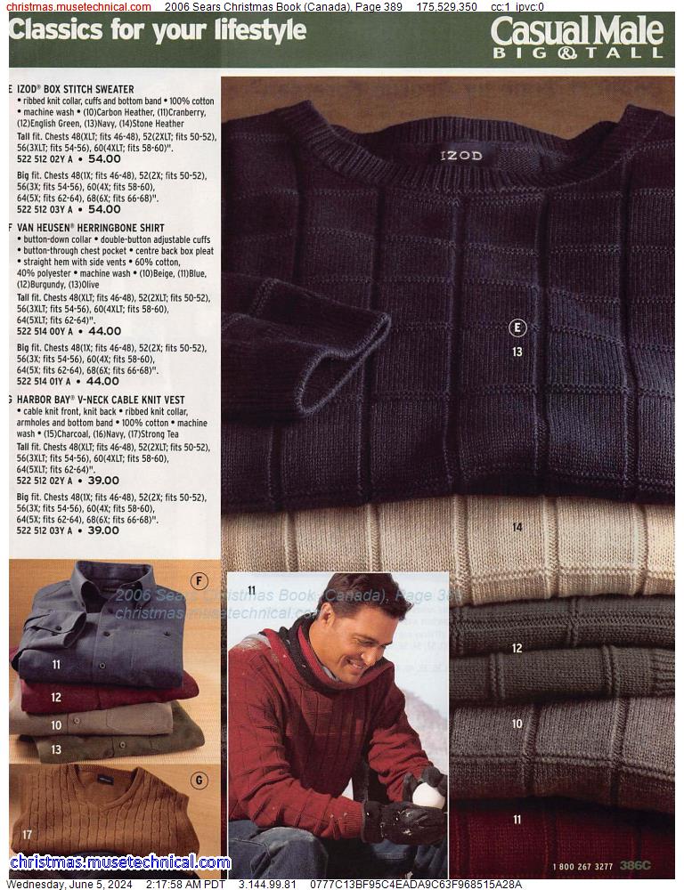 2006 Sears Christmas Book (Canada), Page 389