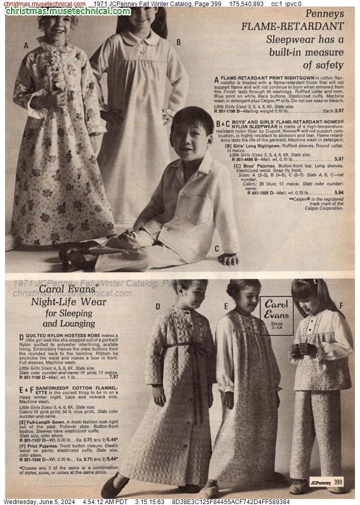 1971 JCPenney Fall Winter Catalog, Page 399