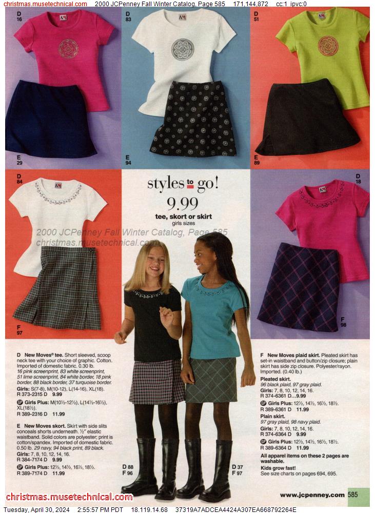 2000 JCPenney Fall Winter Catalog, Page 585