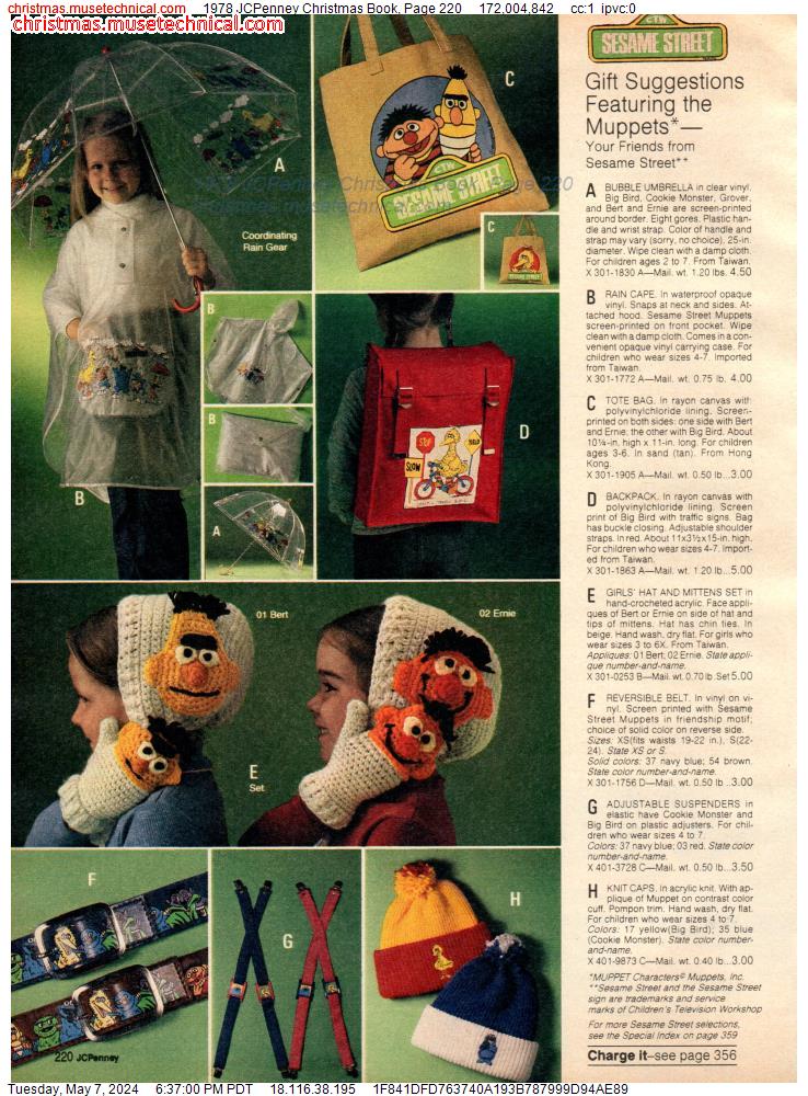 1978 JCPenney Christmas Book, Page 220