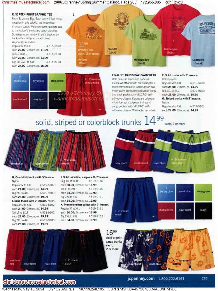 2006 JCPenney Spring Summer Catalog, Page 265