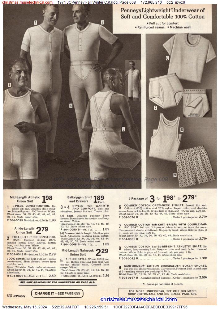1971 JCPenney Fall Winter Catalog, Page 608