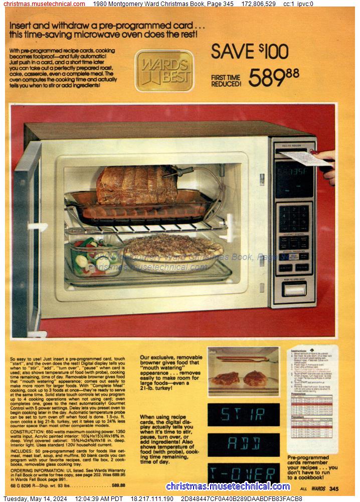 1980 Montgomery Ward Christmas Book, Page 345