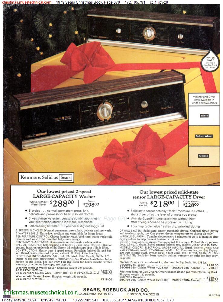 1979 Sears Christmas Book, Page 670