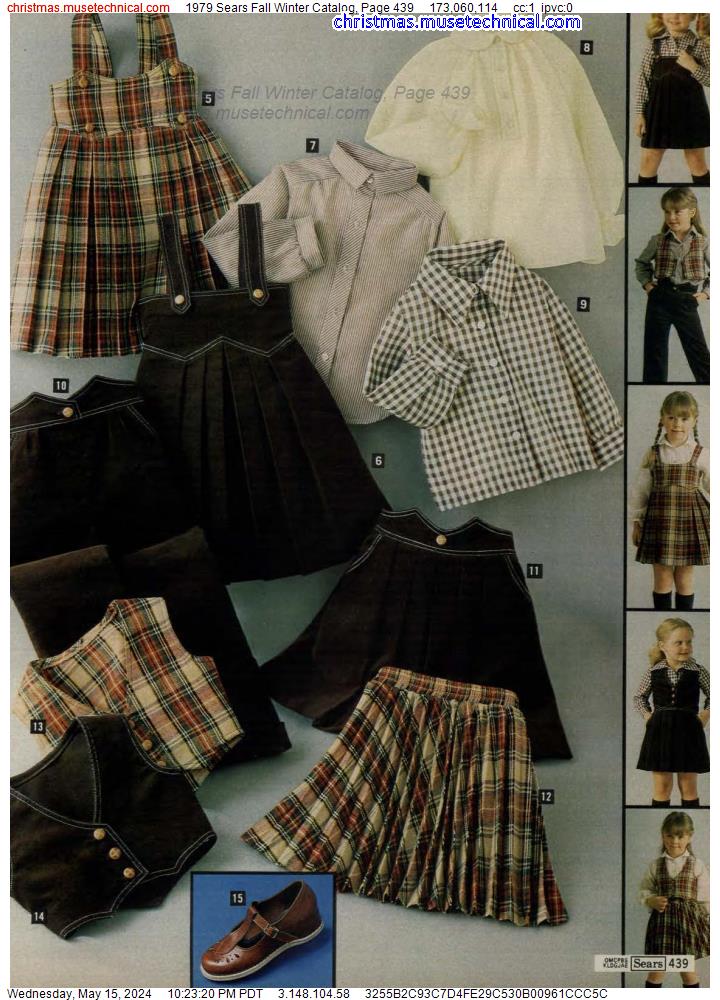 1979 Sears Fall Winter Catalog, Page 439