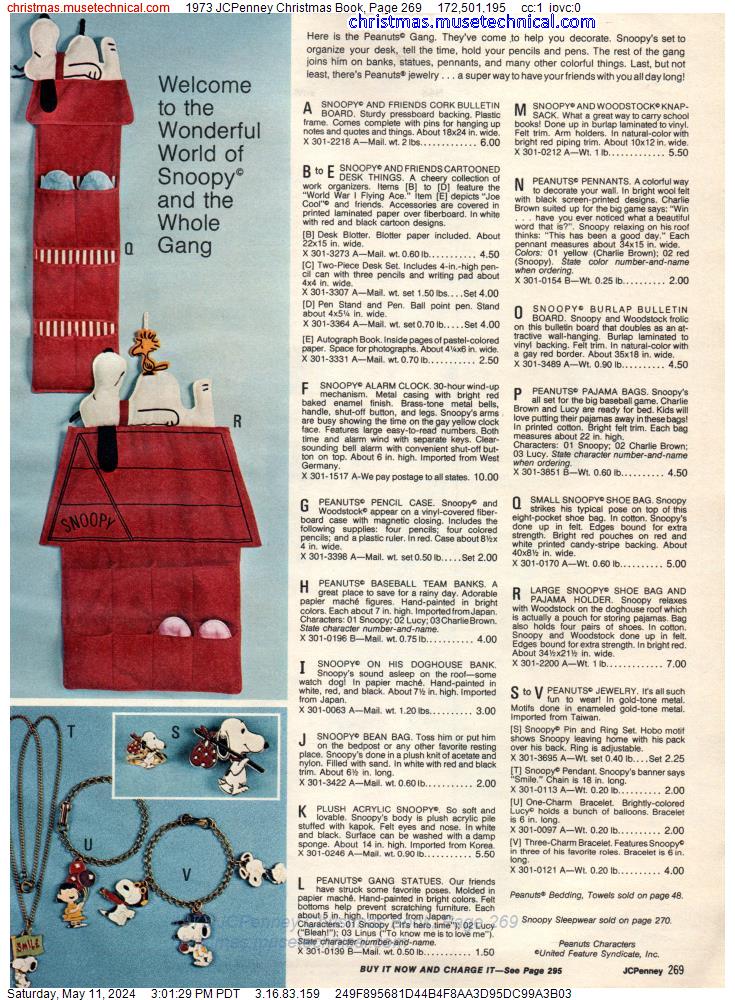 1973 JCPenney Christmas Book, Page 269