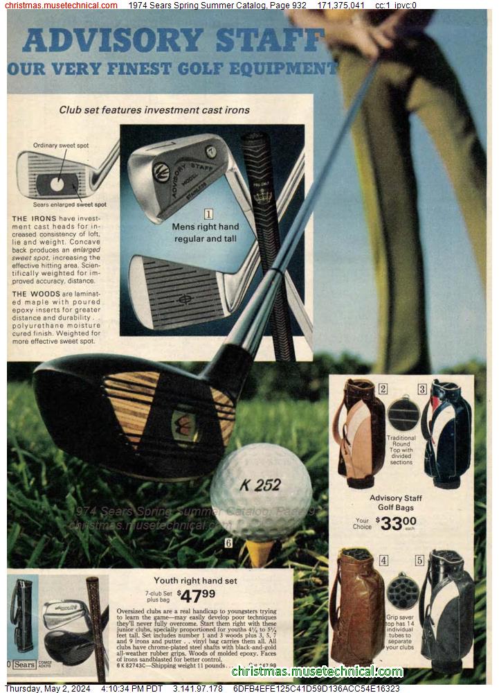 1974 Sears Spring Summer Catalog, Page 932