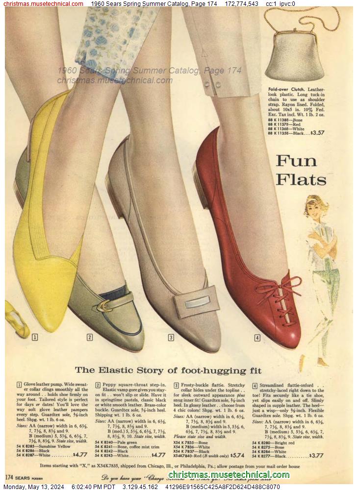 1960 Sears Spring Summer Catalog, Page 174
