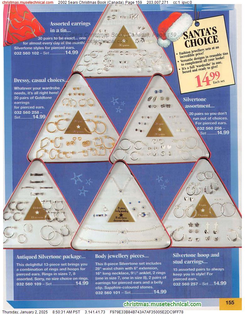 2002 Sears Christmas Book (Canada), Page 159