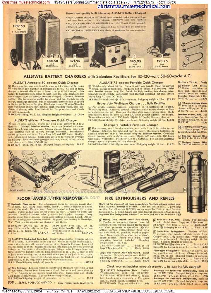 1949 Sears Spring Summer Catalog, Page 970